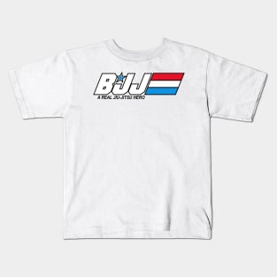 BJJ - A Real Jiu-Jitsu Hero (Brazilian Jiu-Jitsu) Kids T-Shirt